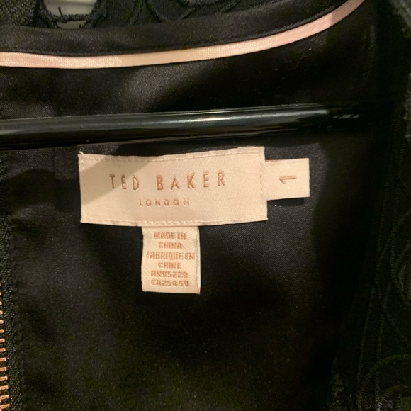 Ted Baker size 1 skater dress. Black, like new, thick material and good stretch - Picture 3 of 5